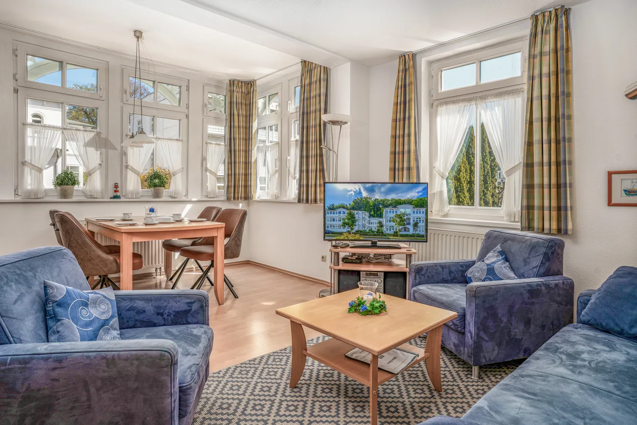 Wohnung 18 Typ 5 Villa Eden 1 Wohnbereich Ferienwohnung 18 Villa Eden Binz