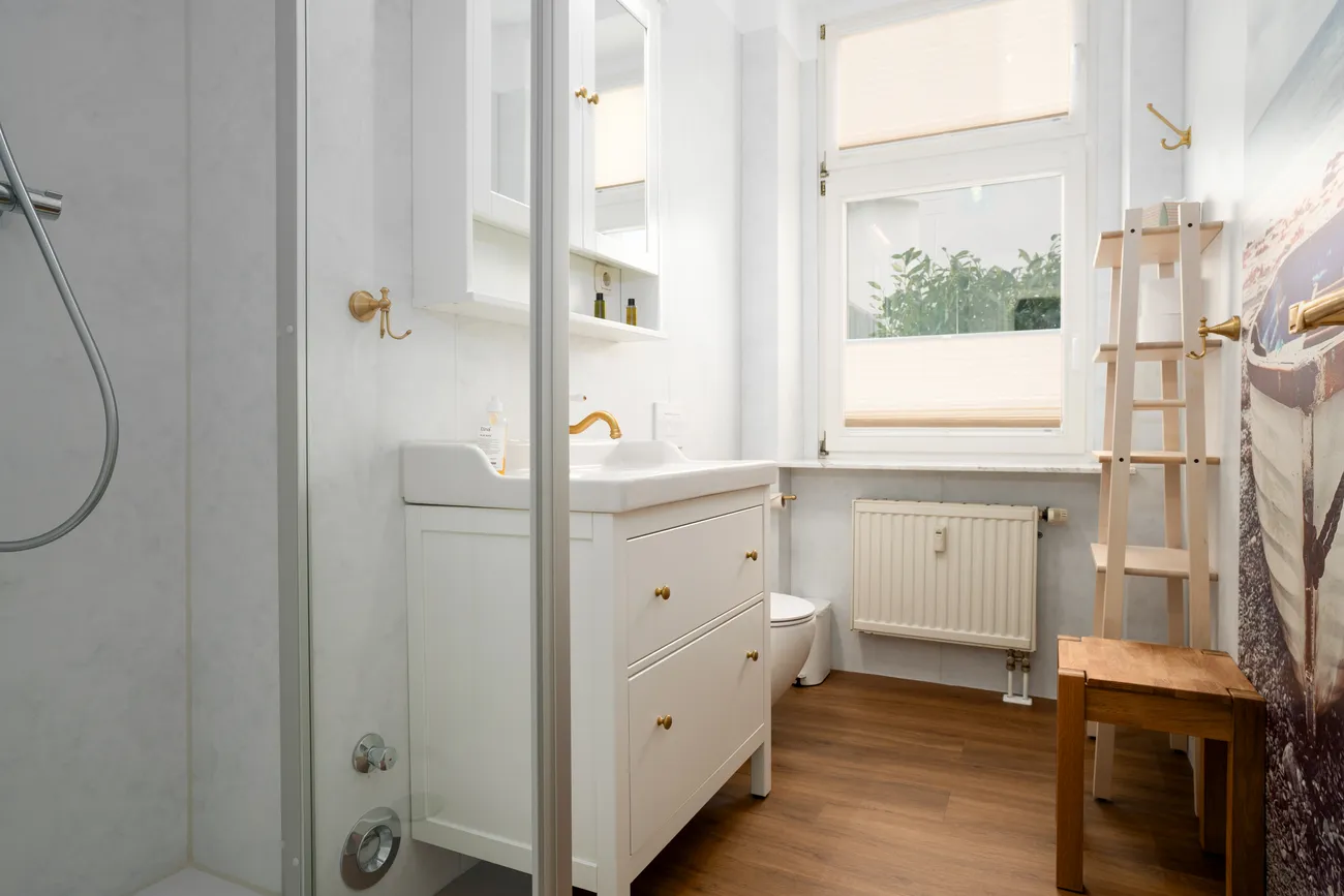 Strandidyll Wohnung 4 18 neues Duschbad mit Tageslicht Ferienwohnung 4 Strandidyll Binz