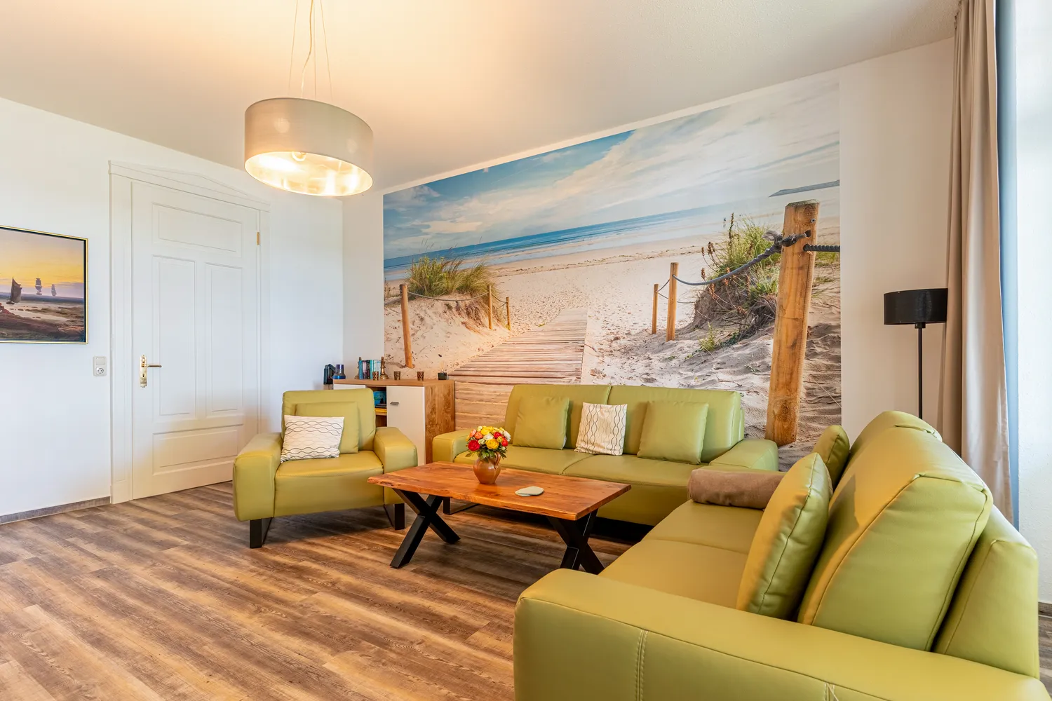 Strandidyll Wohnung 4 7 Wohnzimmer Fewo 4 Strandiydyll Binz