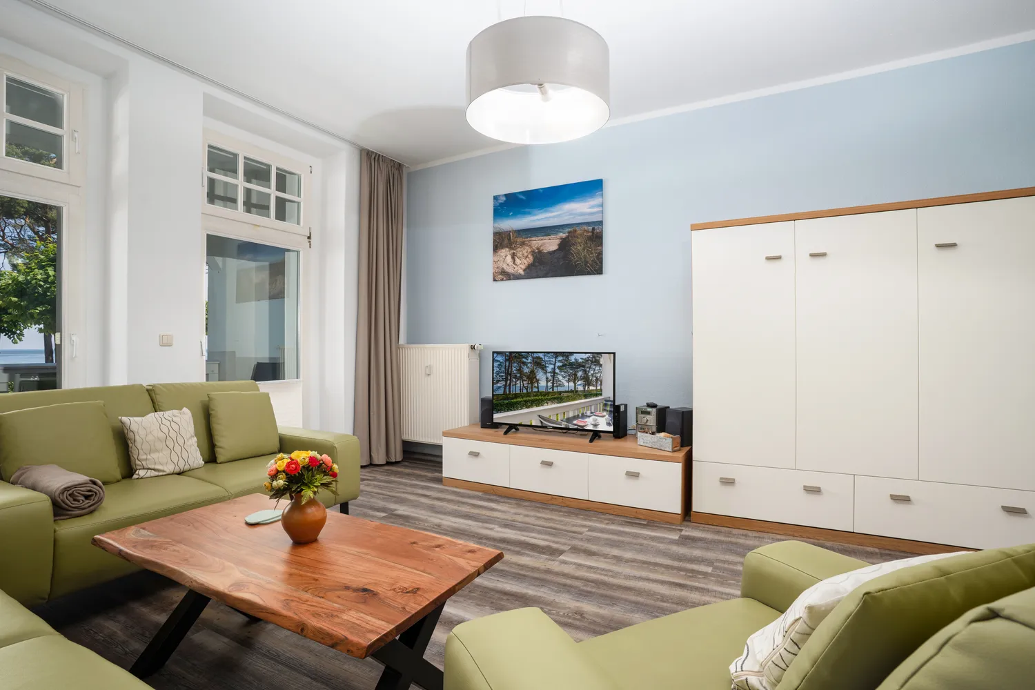 Strandidyll Wohnung 4 2 Wohnzimmer Fewo 4 Strandiydyll Binz