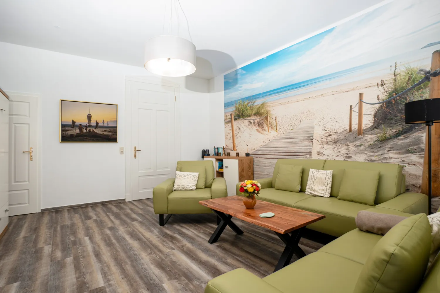 Strandidyll Wohnung 4 5 Wohnzimmer Fewo 4 Strandiydyll Binz